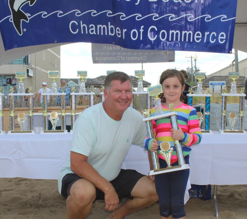 Pictured is Steve Montgomery, RBDBCC chairman of the board, with Anna Geibel. SUBMITTED PHOTO